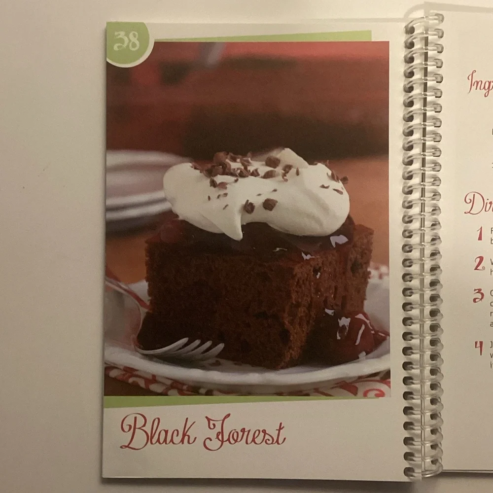 Poke Cakes Cookbook  Blue and White Cover